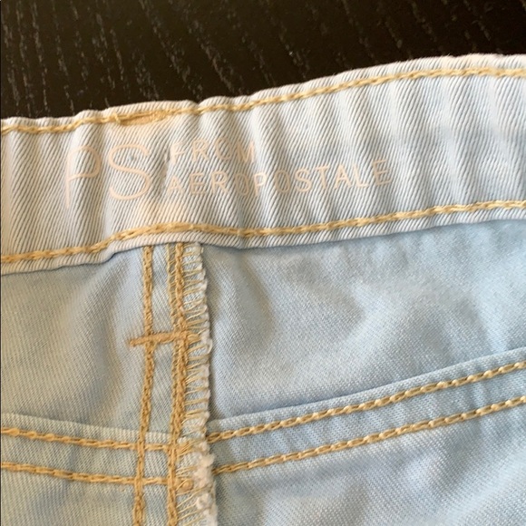 Aeropostale faded denim jean shorts 14 - Picture 2 of 4